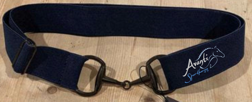 Avanti Sporthorses - Anademi Black Bit Buckle Stretch Belts