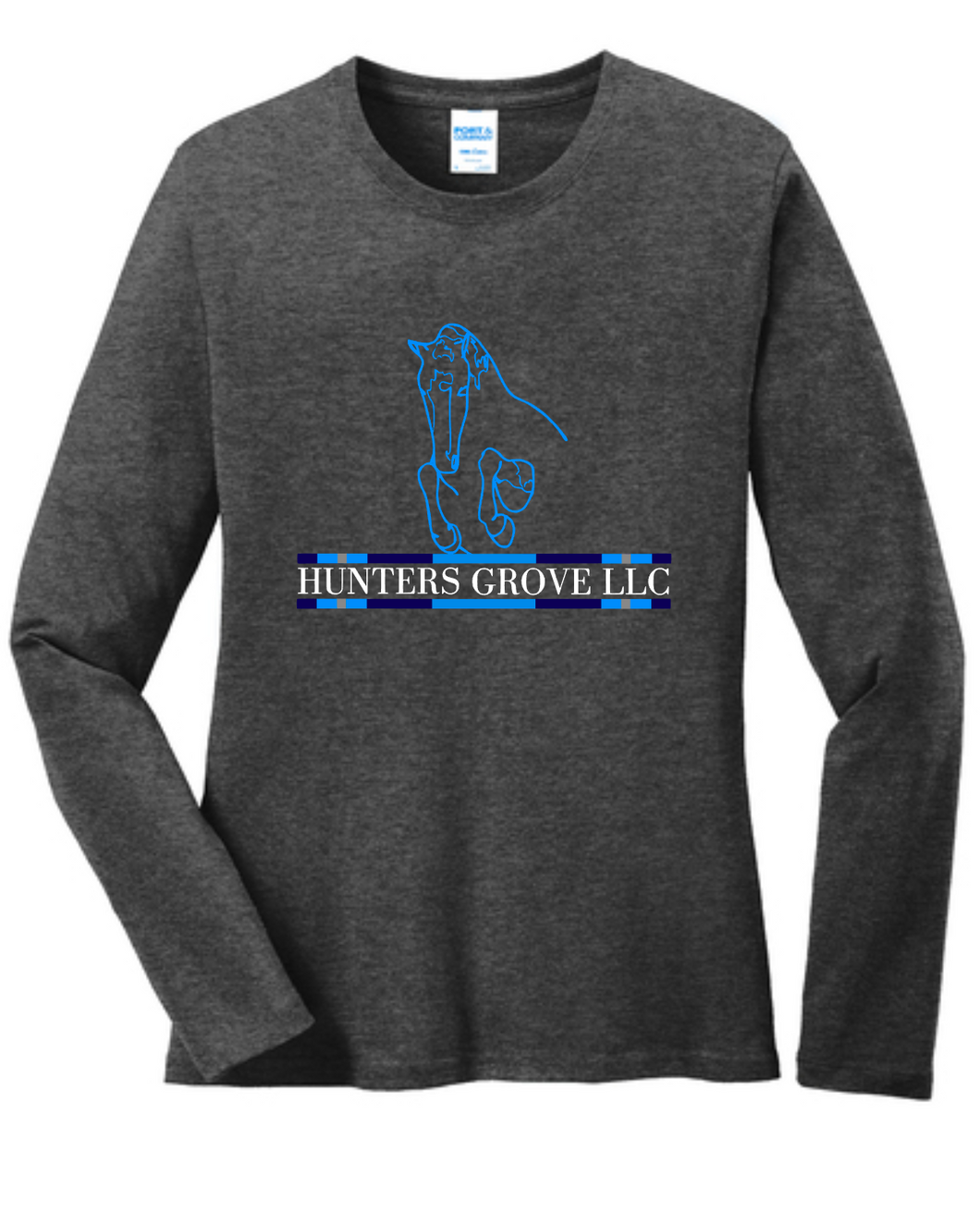 Hunters Grove LLC - Port & Company® Core Long Sleeve Tee (Adult, Ladies, Youth)