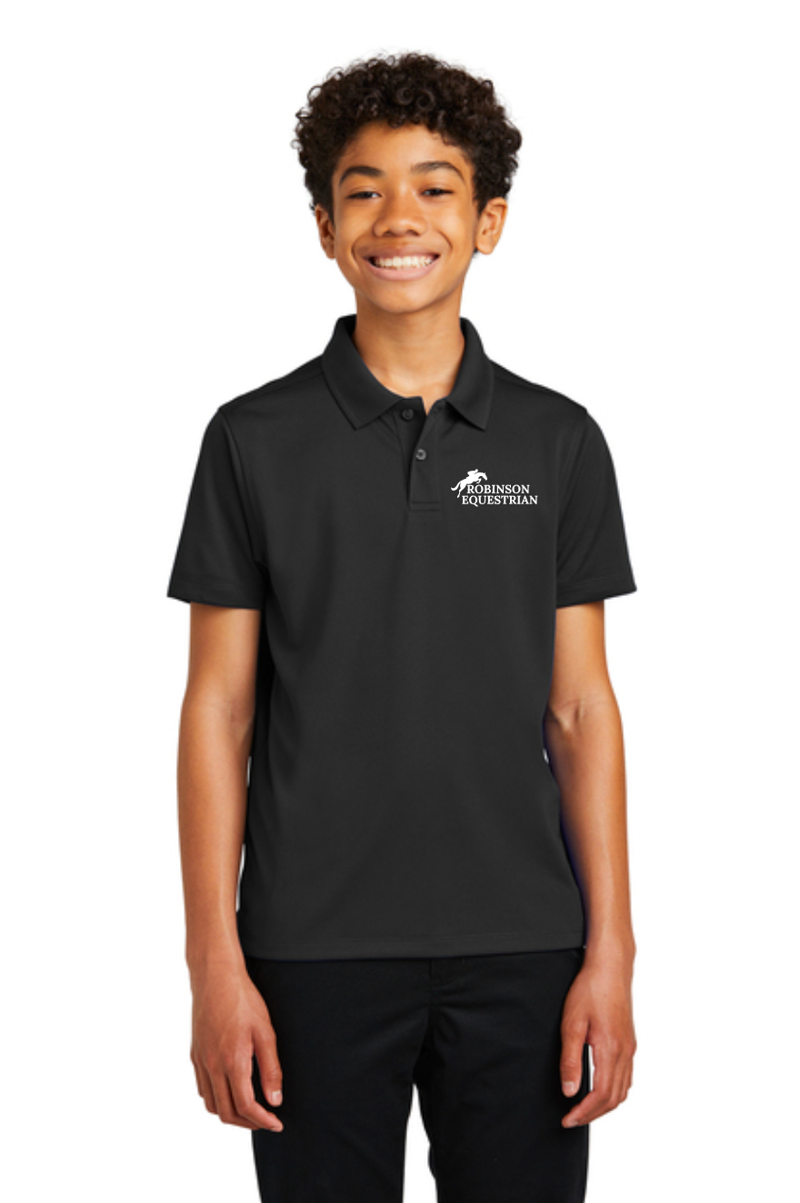 Robinson Equestrian - Port Authority® Youth Dry Zone® UV Micro-Mesh Polo