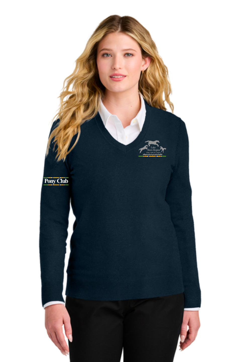 Lakeshore Region Pony Club - Port Authority® Ladies V-Neck Sweater