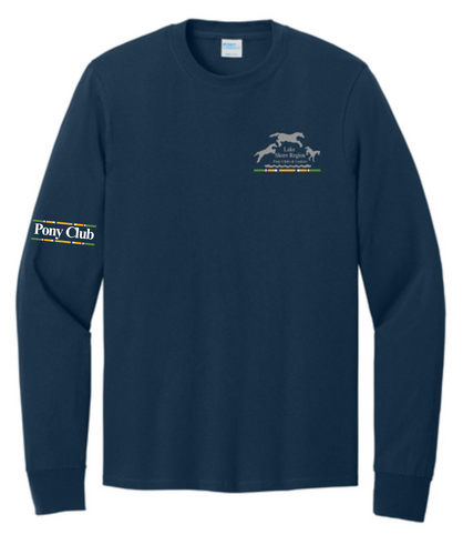 Lakeshore Region Pony Club - Port & Company® Long Sleeve Core Cotton Tee (Men's, Ladies, Youth)