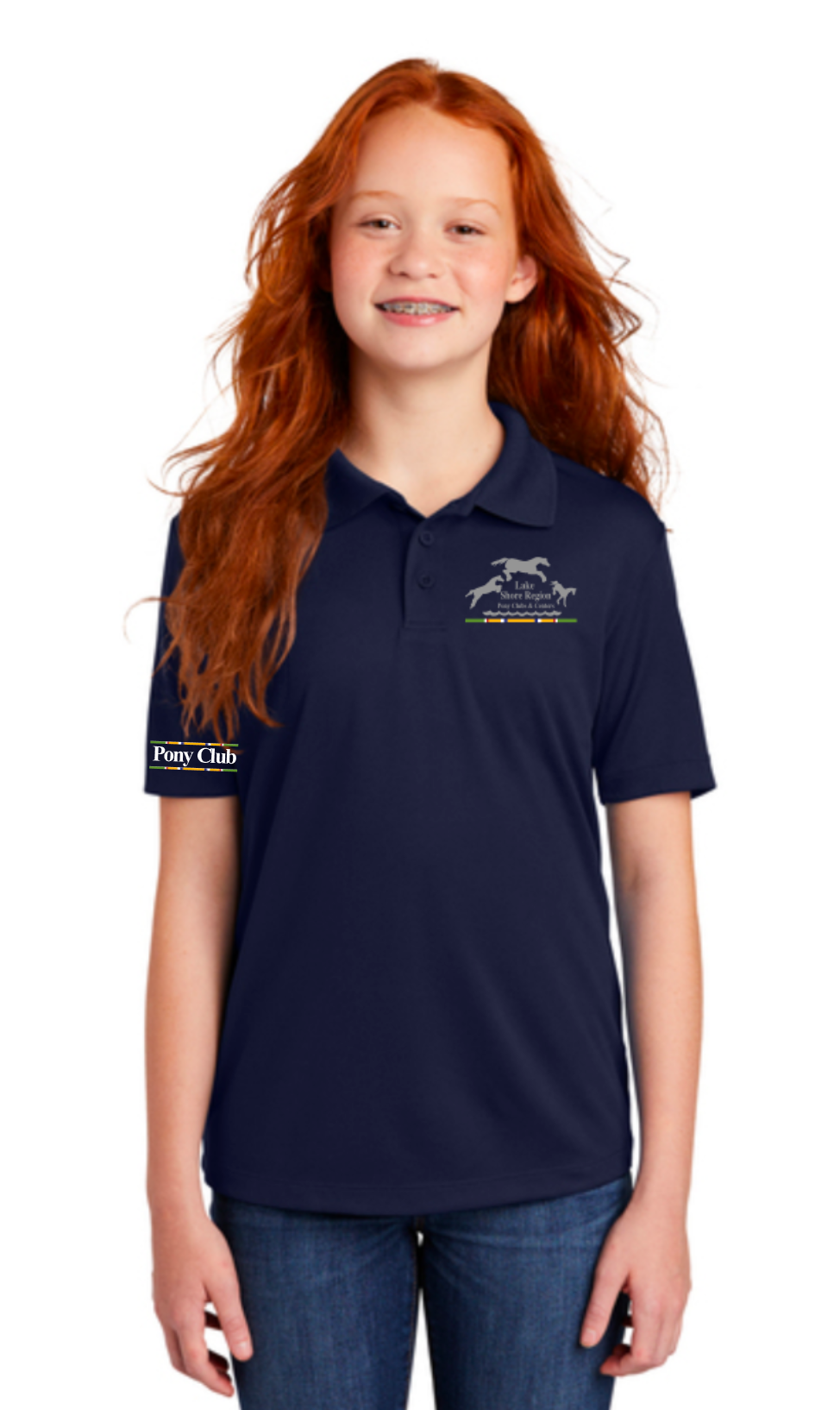 Lakeshore Region Pony Club - Sport-Tek® PosiCharge® RacerMesh® Polo (Men's, Ladies, Youth)