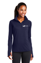 Load image into Gallery viewer, MTR - Horses That Heal - Sport-Tek® Sport-Wick® Stretch 1/2-Zip Pullover (Women&#39;s)