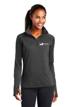 Load image into Gallery viewer, MTR - Horses That Heal - Sport-Tek® Sport-Wick® Stretch 1/2-Zip Pullover (Women&#39;s)