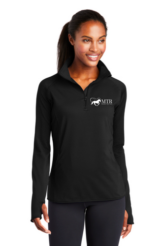 MTR - Horses That Heal - Sport-Tek® Sport-Wick® Stretch 1/2-Zip Pullover (Women's)