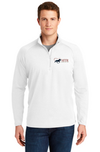 Load image into Gallery viewer, MTR - Horses That Heal - Sport-Tek® Sport-Wick® Stretch 1/2-Zip Pullover (Men&#39;s)