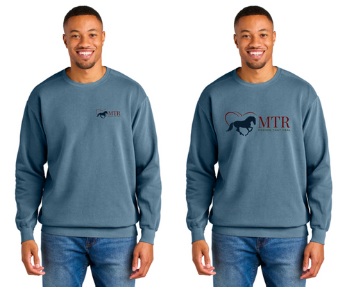 MTR - Horses That Heal - Comfort Colors ® Ring Spun Crewneck Sweatshirt