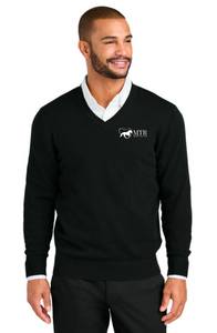 MTR - Horses That Heal - Port Authority® Easy Care V-Neck Sweater (Men's, Women's)