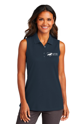MTR - Horses That Heal - Port Authority® Ladies Dry Zone® UV Micro-Mesh Sleeveless Polo