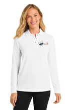 Load image into Gallery viewer, MTR - Horses That Heal - Port Authority® Silk Touch™ Long Sleeve Polo (Men&#39;s &amp; Ladies)