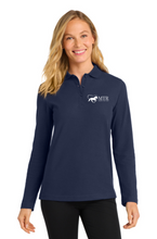 Load image into Gallery viewer, MTR - Horses That Heal - Port Authority® Silk Touch™ Long Sleeve Polo (Men&#39;s &amp; Ladies)