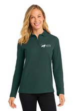 Load image into Gallery viewer, MTR - Horses That Heal - Port Authority® Silk Touch™ Long Sleeve Polo (Men&#39;s &amp; Ladies)