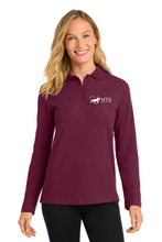 Load image into Gallery viewer, MTR - Horses That Heal - Port Authority® Silk Touch™ Long Sleeve Polo (Men&#39;s &amp; Ladies)