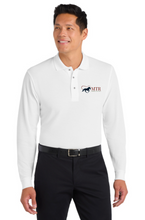 Load image into Gallery viewer, MTR - Horses That Heal - Port Authority® Silk Touch™ Long Sleeve Polo (Men&#39;s &amp; Ladies)