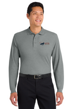 Load image into Gallery viewer, MTR - Horses That Heal - Port Authority® Silk Touch™ Long Sleeve Polo (Men&#39;s &amp; Ladies)