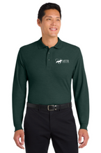 Load image into Gallery viewer, MTR - Horses That Heal - Port Authority® Silk Touch™ Long Sleeve Polo (Men&#39;s &amp; Ladies)