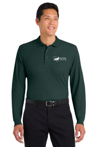 MTR - Horses That Heal - Port Authority® Silk Touch™ Long Sleeve Polo (Men's & Ladies)