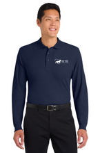 Load image into Gallery viewer, MTR - Horses That Heal - Port Authority® Silk Touch™ Long Sleeve Polo (Men&#39;s &amp; Ladies)