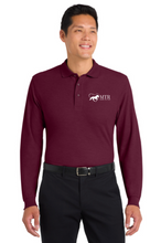 Load image into Gallery viewer, MTR - Horses That Heal - Port Authority® Silk Touch™ Long Sleeve Polo (Men&#39;s &amp; Ladies)