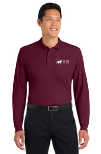 MTR - Horses That Heal - Port Authority® Silk Touch™ Long Sleeve Polo (Men's & Ladies)