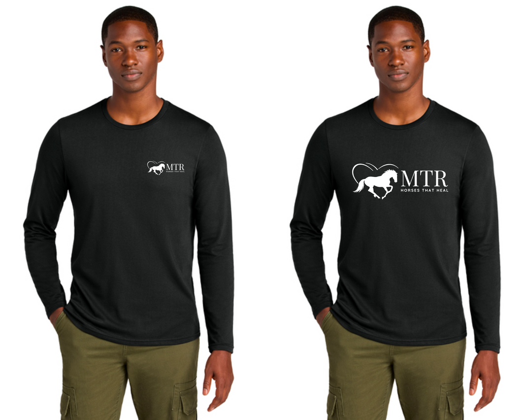 MTR - Horses That Heal - District® Perfect Weight® CVC Long Sleeve Tee