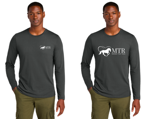 MTR - Horses That Heal - District® Perfect Weight® CVC Long Sleeve Tee