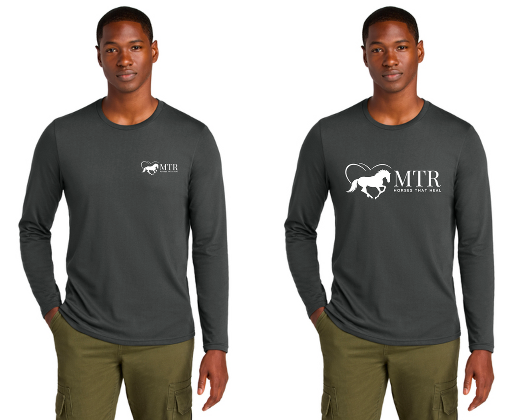 MTR - Horses That Heal - District® Perfect Weight® CVC Long Sleeve Tee