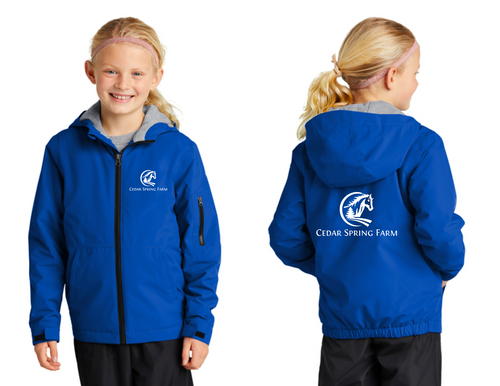 Cedar Spring Farm - Sport-Tek® Youth Waterproof Insulated Jacket