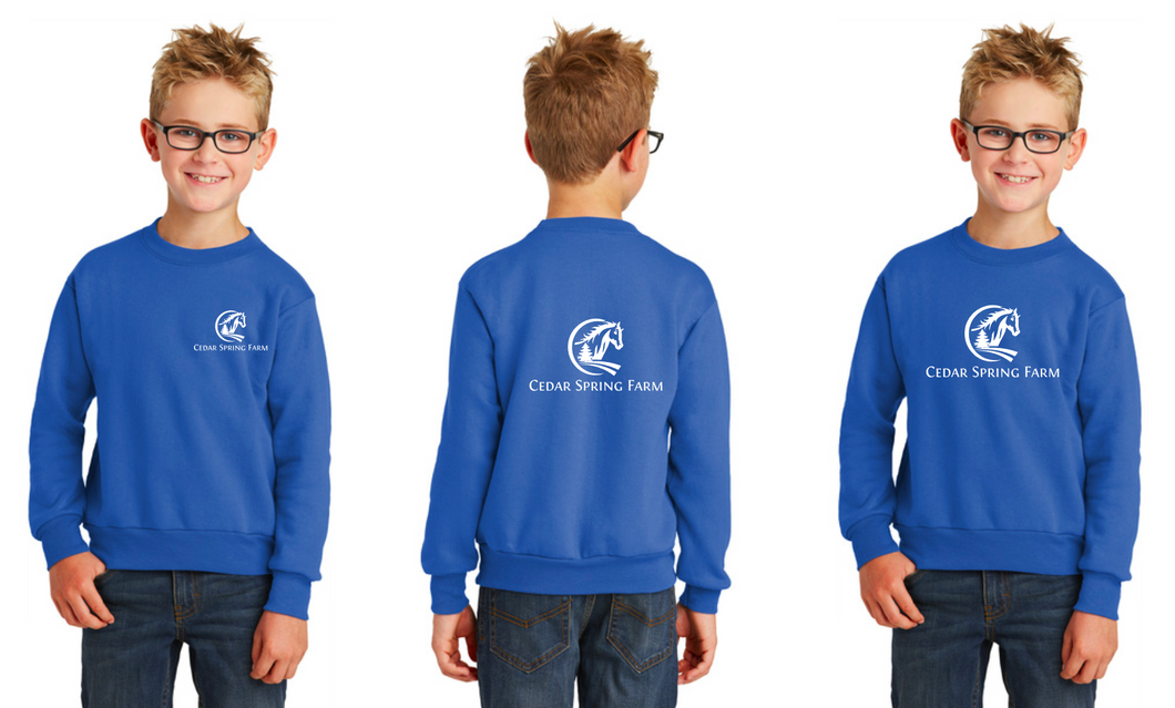 Cedar Spring Farm - Gildan® - Heavy Blend™ Crewneck Sweatshirt (Adult & Youth)