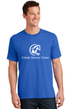 Load image into Gallery viewer, Cedar Spring Farm - Port &amp; Company® Core T-Shirt (Men&#39;s, Ladies, Youth)