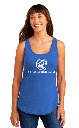 Cedar Spring Farm - Ladies Core Cotton Tank Top