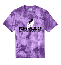 Load image into Gallery viewer, Pony Palooza - Port &amp; Company ® Youth Crystal Tie-Dye Tee