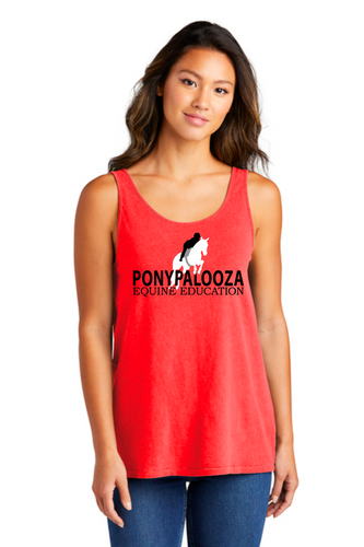 Pony Palooza - Port & Company® Women's Beach Wash® Garment-Dyed Tank
