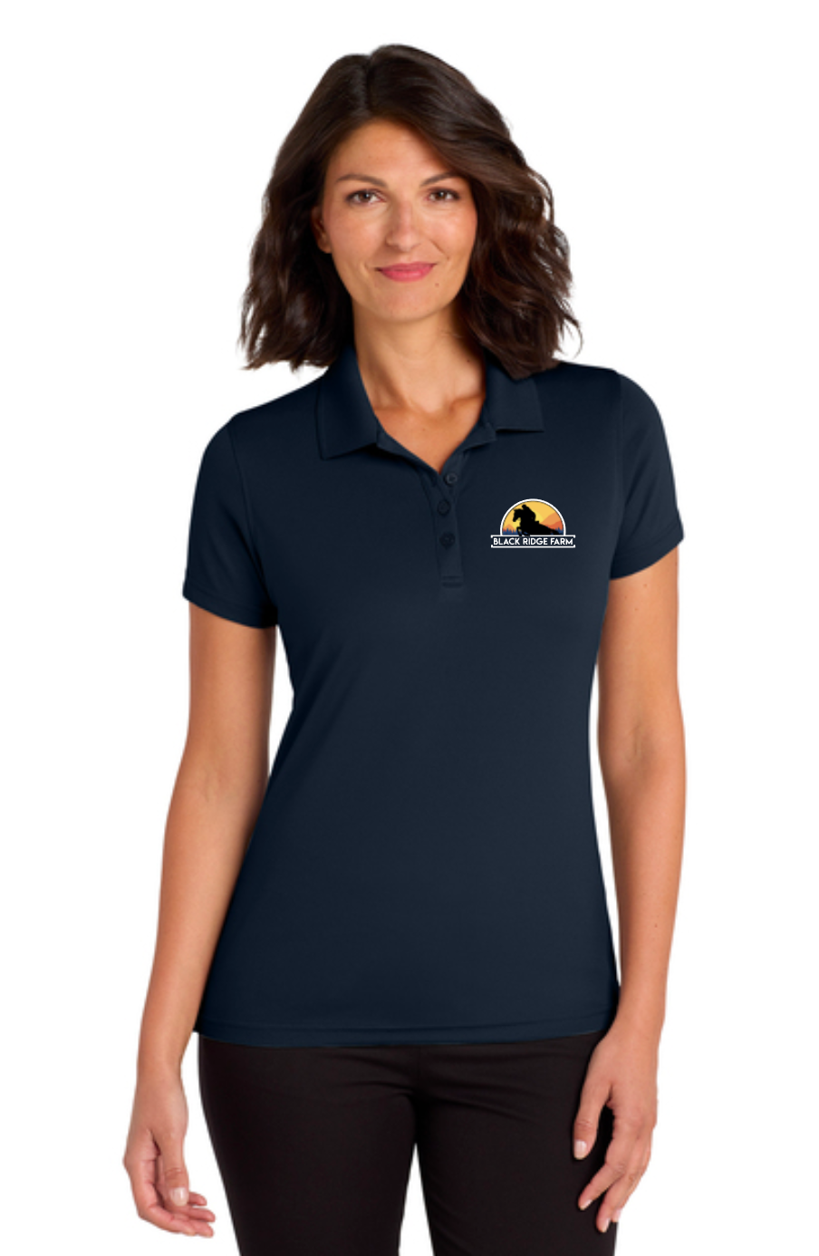 Black Ridge Farm - Port Authority® Silk Touch™ Performance Polo (Men's, Ladies, Youth)