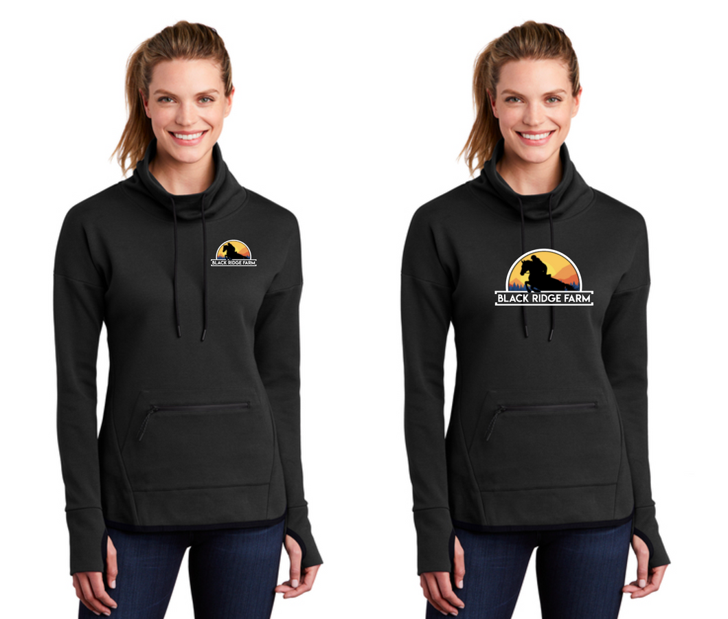 Black Ridge Farm  - Sport-Tek ® Ladies Triumph Cowl Neck Pullover