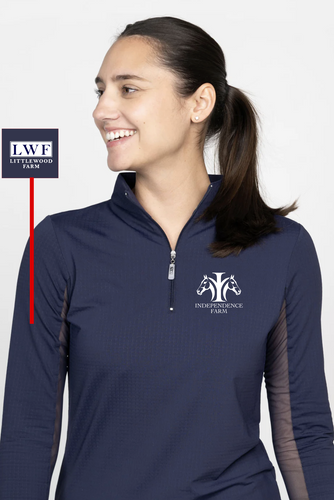 Independence Farm - EIS Solid Navy COOL Sun Shirt