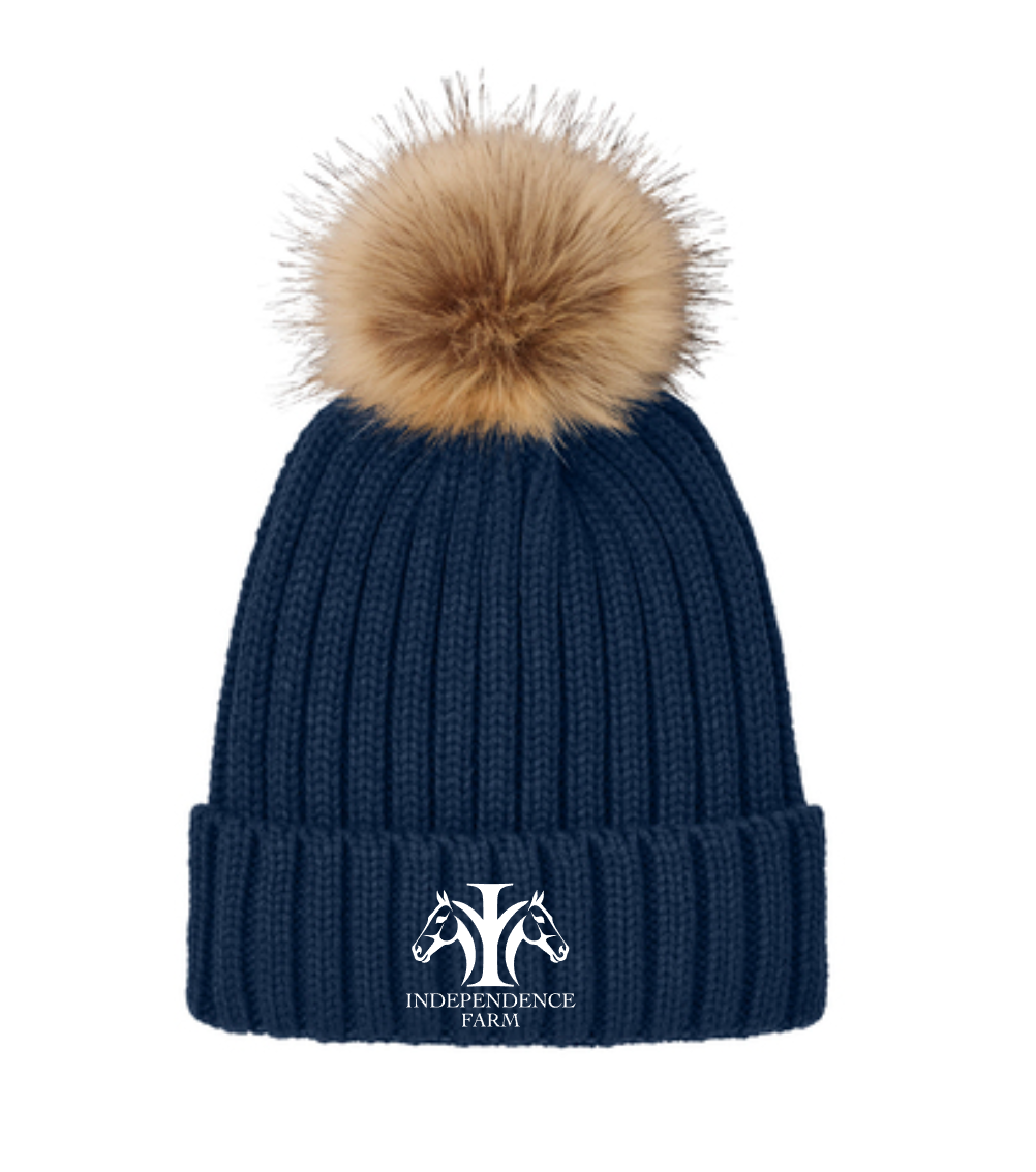 Independence Farm - Port Authority® Faux Fur Pom Beanie