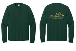 Hickman Equestrian - Gildan Ultra Cotton Long Sleeve T-Shirt - Screen Printed (Adult, Youth)