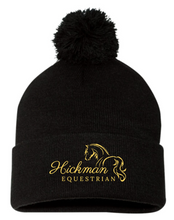 Load image into Gallery viewer, Hickman Equestrian - 12&quot; Pom-Pom Cuffed Beanie