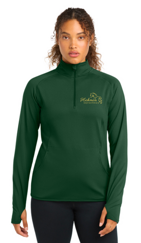 Hickman Equestrian - Sport-Tek® Women's Sport-Wick® Stretch 1/4-Zip Pullover