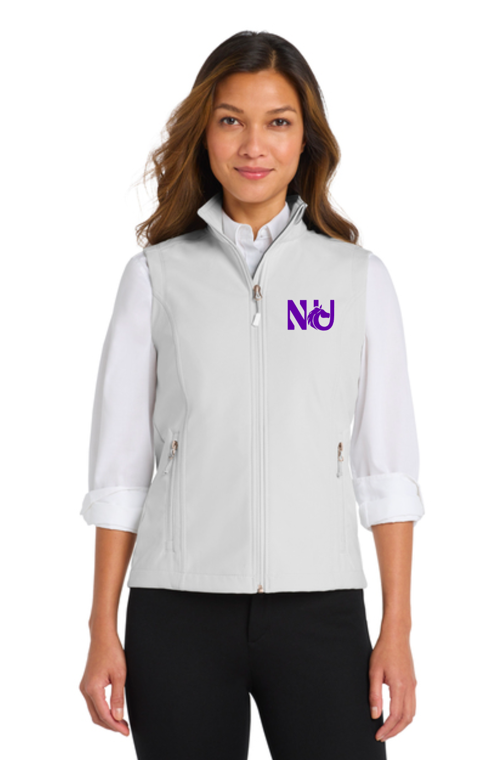 Northwestern University Equestrian Team - Port Authority® Women's Core Soft Shell Vest