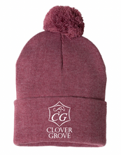 Load image into Gallery viewer, Clover Grove - Sportsman - Pom-Pom 12&quot; Knit Beanie