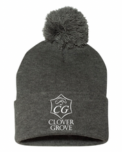 Load image into Gallery viewer, Clover Grove - Sportsman - Pom-Pom 12&quot; Knit Beanie