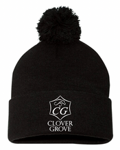 Load image into Gallery viewer, Clover Grove - Sportsman - Pom-Pom 12&quot; Knit Beanie