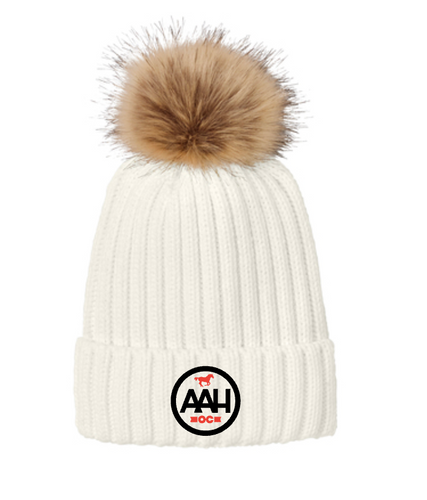 All About Horses - Port Authority® Faux Fur Pom Beanie