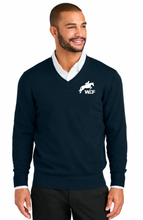 Load image into Gallery viewer, West End Farm - Port Authority® Easy Care V-Neck Sweater