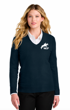 Load image into Gallery viewer, West End Farm - Port Authority® Easy Care V-Neck Sweater