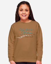Load image into Gallery viewer, Strides in Motion - LAT Elevated Fleece Crewneck Sweatshirt - Screen Printed - Adult &amp; Youth