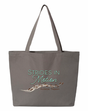 Load image into Gallery viewer, Strides In Motion - Seaside Pigment-Dyed Large Tote