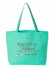 Load image into Gallery viewer, Strides In Motion - Seaside Pigment-Dyed Large Tote